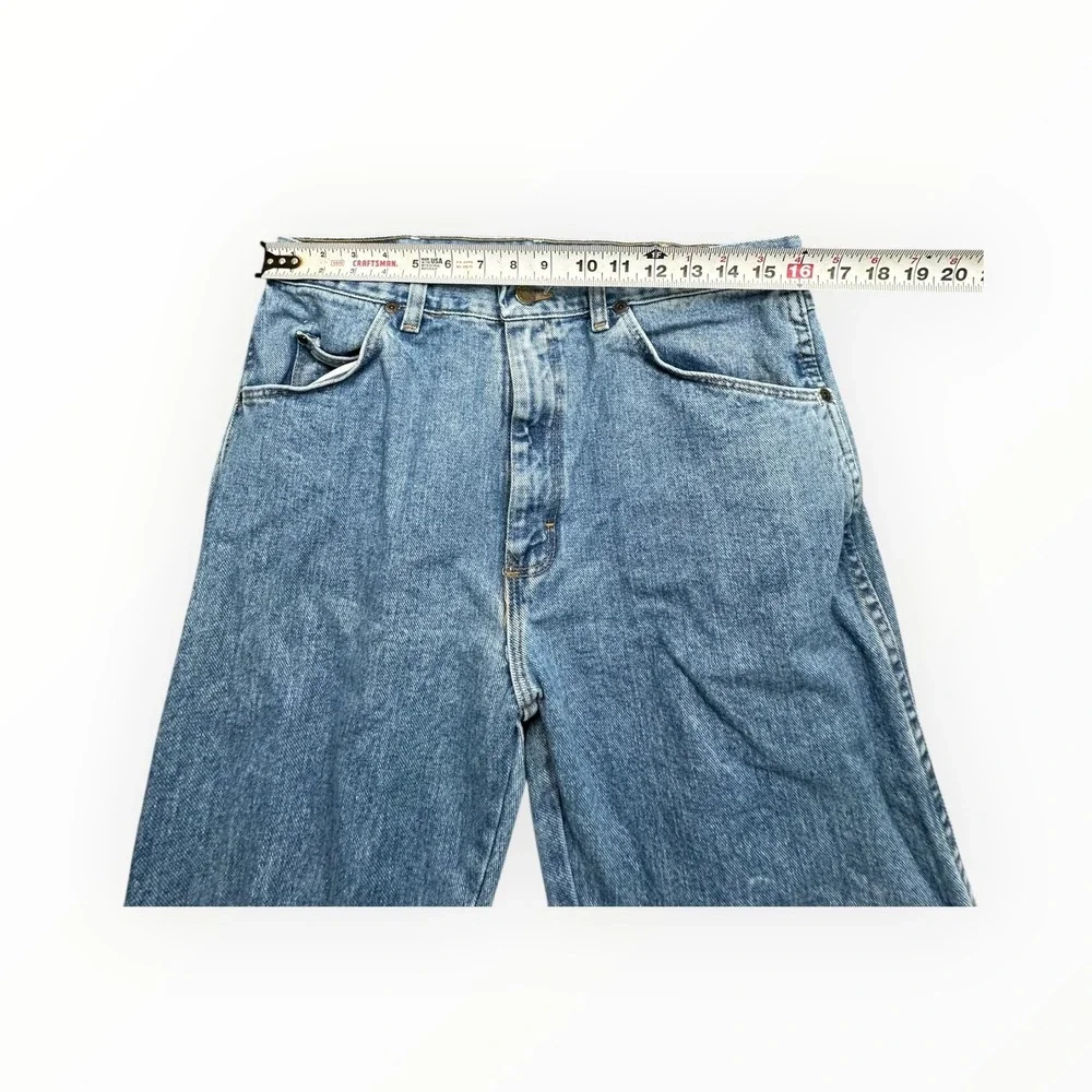 Wrangler Jeans Mens 32x31 Blue Straight Leg Denim High Rise‎ Classic 5-Pocket